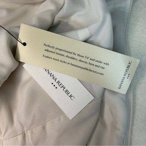 Banana Republic ivory cowl neck wide leg jumpsuit NWT • size 6 petite - Picture 6 of 11